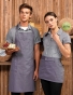 fartuch bawelnieny kucharski, fartuch pw132, apron pw132, apron szary
