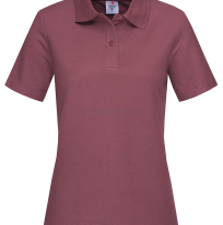 Koszulka POLO damska ST3100, bordowy, Burgundy Red