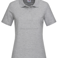Koszulka POLO damska ST3100, ciemny szary, Grey Heather