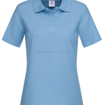 Koszulka POLO damska ST3100, jasny niebieski, błękitny, Light Blue