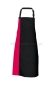 Fartuch Duo kontrastowy pas DS8572 apron różowy ciemny
