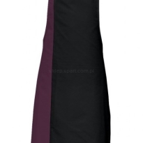 Fartuch Duo kontrastowy pas DS8572 apron bakłażanowy