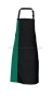 Fartuch Duo kontrastowy pas DS8572 apron szmaragdowy