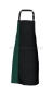 Fartuch Duo kontrastowy pas DS8572 apron zielony butelkowy