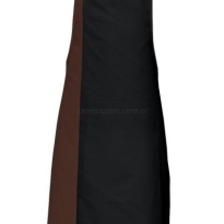 Fartuch Duo kontrastowy pas DS8572 apron brązowy