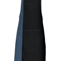 Fartuch Duo kontrastowy pas DS8572 apron popielaty, szary