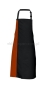Fartuch Duo kontrastowy pas DS8572 apron ceglasty