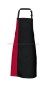 Fartuch Duo kontrastowy pas DS8572 apron truskawkowy