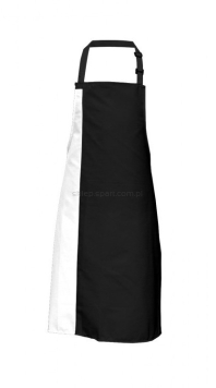 Fartuch Duo kontrastowy pas DS8572 apron biały