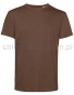 T-Shirt Meski Organic E150, brązowy
