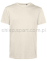 T-Shirt Meski Organic E150, kremowy