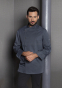 bluza kucharska szara, jm14 karlowsky, kitel szefa kuchni, bluza szefa kuchni