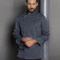 bluza kucharska szara, jm14 karlowsky, kitel szefa kuchni, bluza szefa kuchni