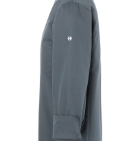 bluza kucharska szara z boku