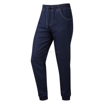 Spodnie kucharskie premier, spodnie jeans, spodnie indigo denim, spodnie pr556