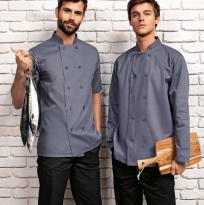 kitel kucharski szary, pw657