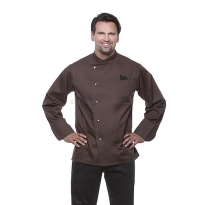 Bluza kucharska KARLOWSKY LARS brązowa - 8